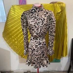 Animal print dress